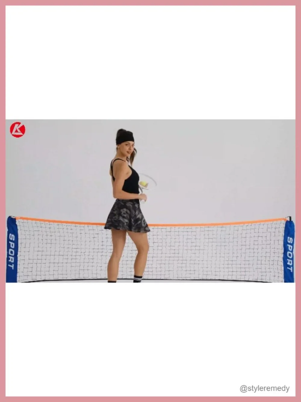 Nylon Spandex Tennis Skort for Women with Pockets Athletic Running Mini